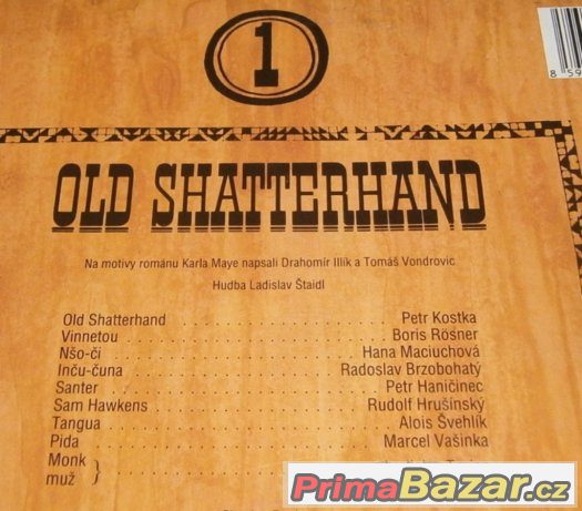 Vinyl gramodesky VINNETOU a Old Shatterhand 1,2,3 ( 6x LP )