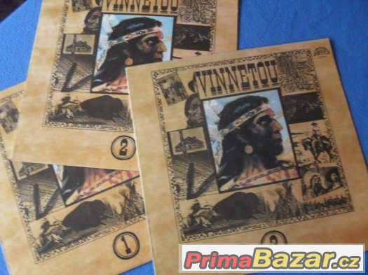 Vinyl gramodesky VINNETOU a Old Shatterhand 1,2,3 ( 6x LP )