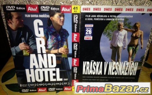 10x DVD české komedie - kus 15.- kč