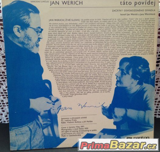 LP: Jan Werich & dcera Jana - Táto povídej - vzpomínky