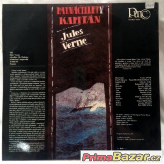 LP Vinyl - Jules Verne - Patnáctiletý kapitán LP Vinyl - Jules Verne - Patnáctiletý kapitán