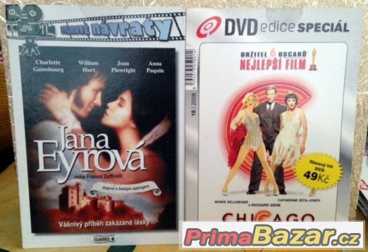 10 x kus ROMANTICKÉ DVD filmy kus 15.- Kč