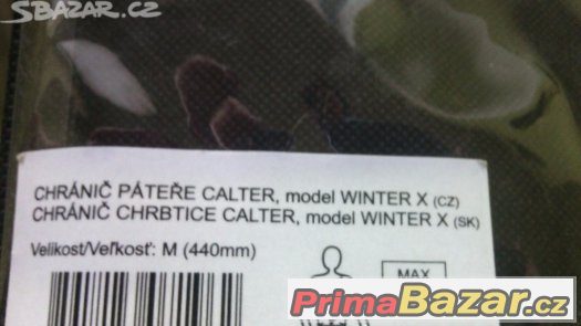 chránič páteře zn. Calter, v. M, chránič páteře zn. Calter, v. M,