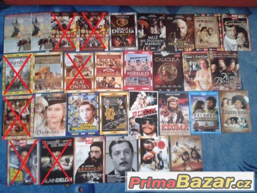 DVD filmy z časopisů - zahraniční historické a starší filmy