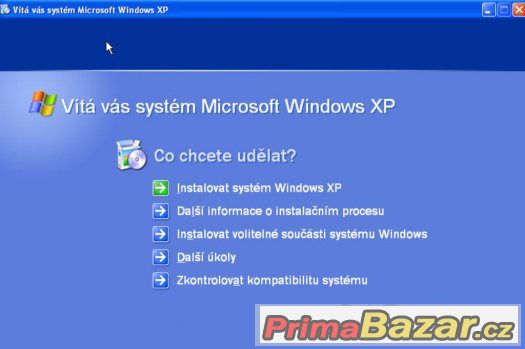 Windows XP Professional, originální licenční štítek + CD sp3 Windows XP Professional, originální licenční štítek + CD sp3