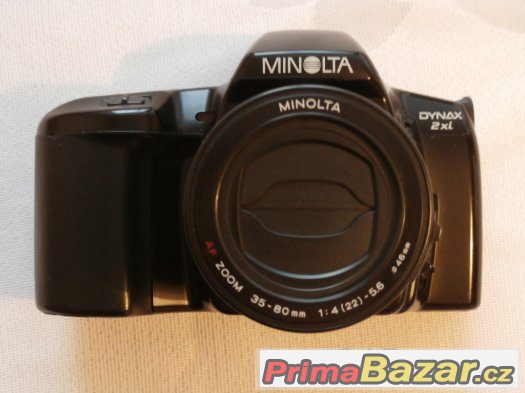 Zrcadlovka na kinofilm Minolta 2xi Dynax s obj. 35-80mm