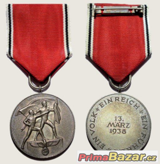 Medaile za obsazeni Rakouska , anschluss 13. März 1938