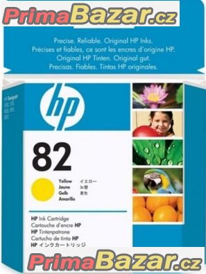 HP (82) žlutá inkoustová kazeta pro DSJ 510, CH568A originál