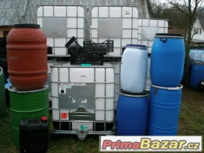 nádrž na paletě na pitnou vodu ibc kontejner 600 800l potrav