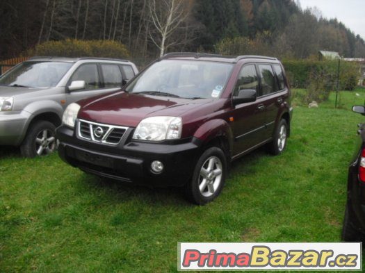 Prodám díly na Nissan X-Trail 2,2 Dci 84 kw vinová met.