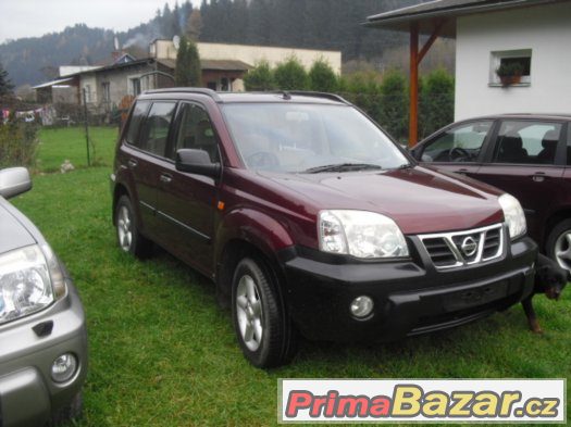 Prodám díly na Nissan X-Trail 2,2 Dci 84 kw vinová met.