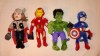 Avengers plyšáci - thor , iron man , hulk , kapitan amerika