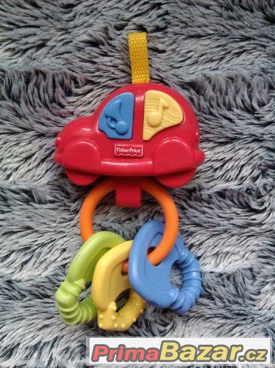 Fisher Price kolotoč nad postýlku+přidám autíčko s klíči