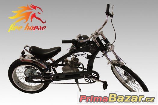 Jízdní kolo CHOPPER FIRE HORSE a motorem 70 ccm