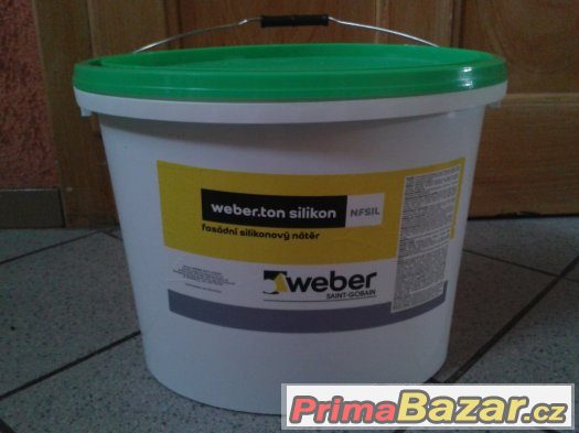 WEBER.Ton silikon - fasádní nátěr 25kg