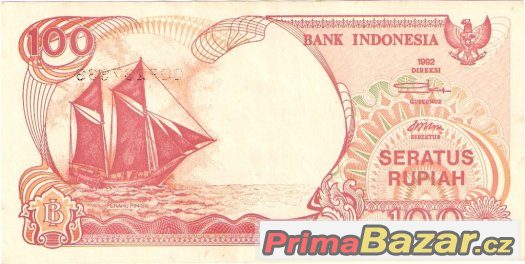 Bankovka Indonesie_100 Rupiah