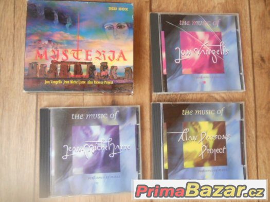 3 CD Mysterija - Vangelis, Jarre, Alan Parsons Project