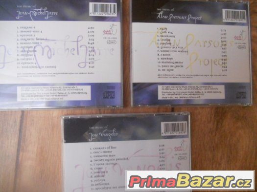 3 CD Mysterija - Vangelis, Jarre, Alan Parsons Project