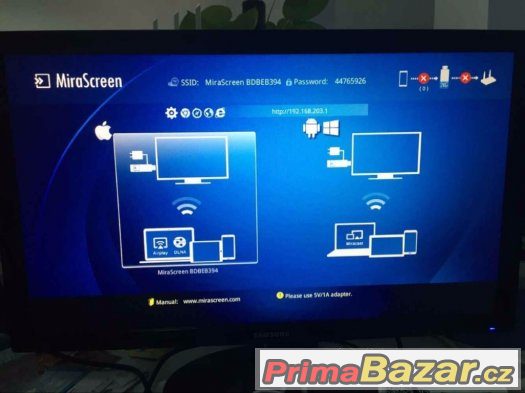 MiraScreen NOVÉ -  ( Miracast/AirPlay/DLNA )