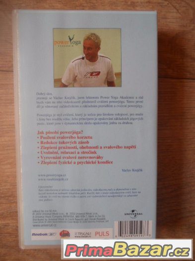 Powerjóga pro začátečníky, Václav Krejčík, VHS