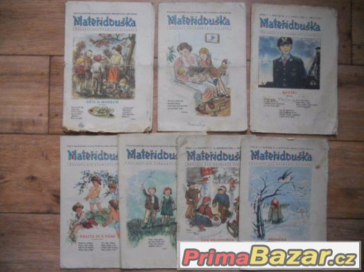 Staré časopisy Mateřídouška - 7 ks