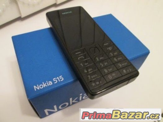 NOKIA 515 black, jako nová, komplet balení, v záruce.