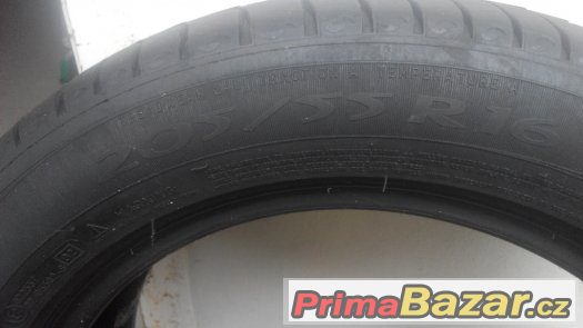 Prodám pneumatiky 4 ks Michlin 205x55 a 1 ks Pirelli175/65