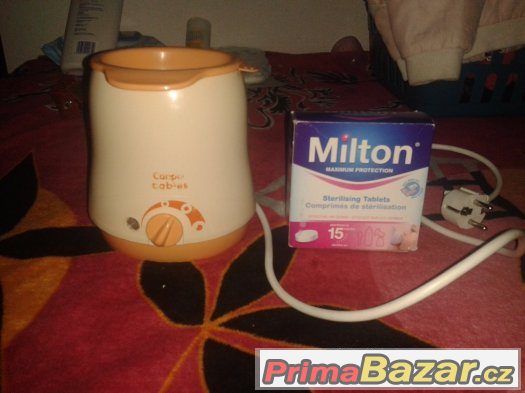 Ohřívačka na mléko + tablety na čištění