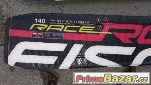 FISCHER RC4 RACE JR. RAIL 140 + FJ 7 RAIL