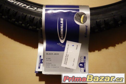 2 x nové pláště  Schwalbe Black Jack 24x1,9