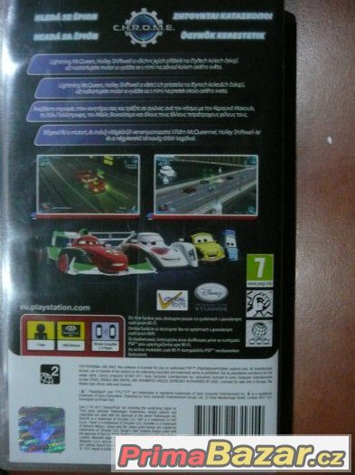 hra na PSP- Cars 2