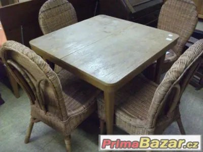 retro stůl, rozkládací, cena 490,-Kč