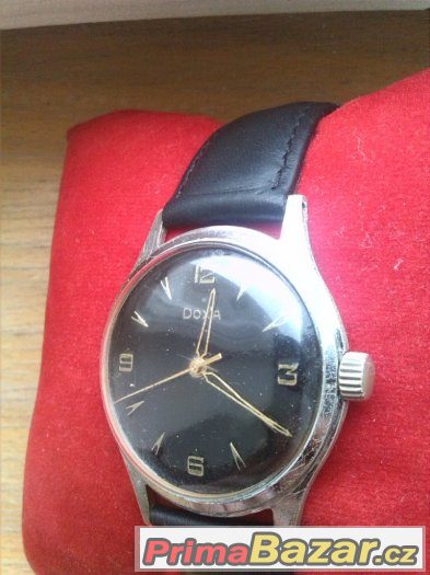 stare hodinky Doxa cerne stare hodinky Doxa cerne