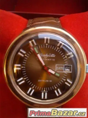 stare hodinky GUB GLASHUTTE SPEZIMATIC ZLACENE