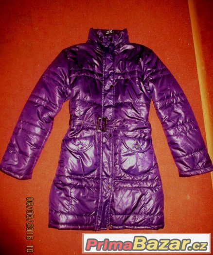 Kabát fialový Takko