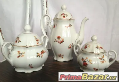 čajový a kávový porcelánový servis
