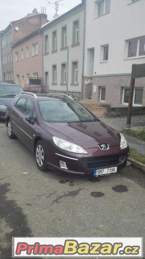 peugeot 407 sw 2.0 hdi 100kw do 18.3 rezervace 64000KC