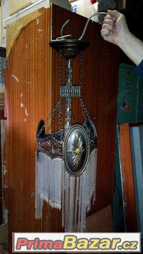 SECESNÍ LUSTR Z ROKU 1900 SECESNÍ LUSTR Z ROKU 1900