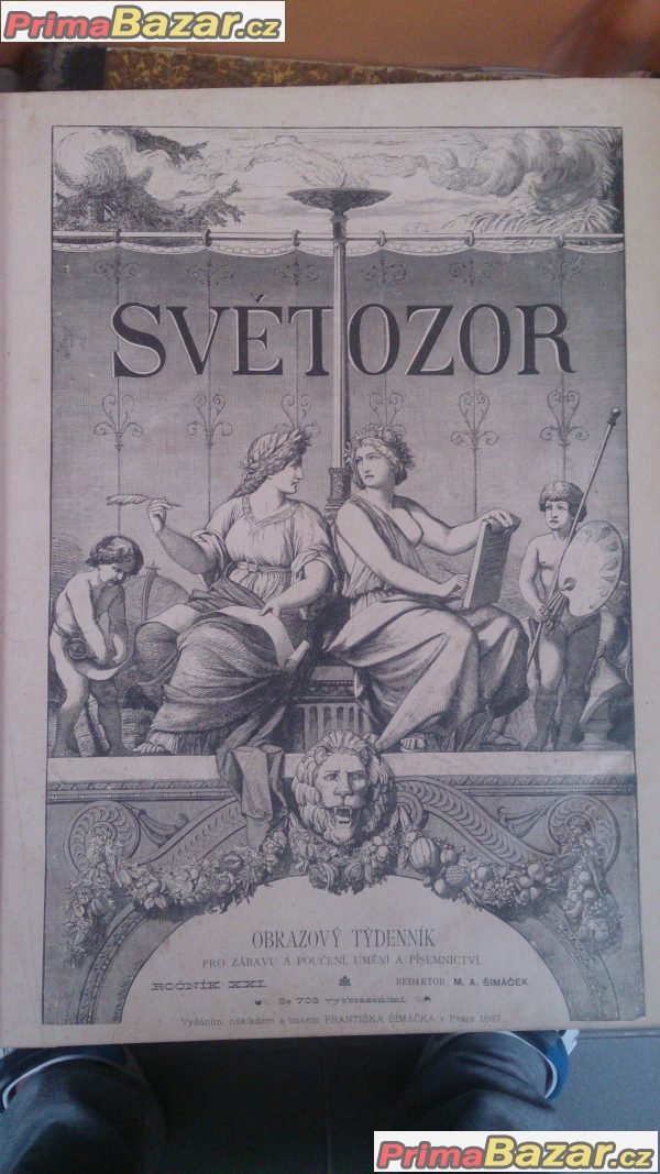 Zlatá Praha 1892,1902,1904,1920 a Světozor 1885,1887,1888