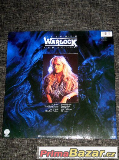 Prodám LP Warlock – Triumph And Agony (1987) Limited Edition