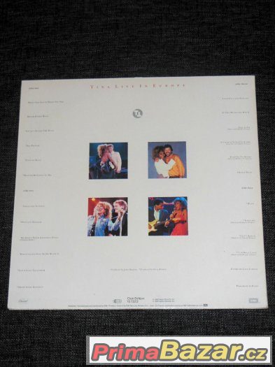 Prodám 2LP Tina Turner ‎– Tina Live In Europe (1988)