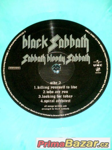 Prodám LP Black Sabbath – Sabbath Bloody Sabbath