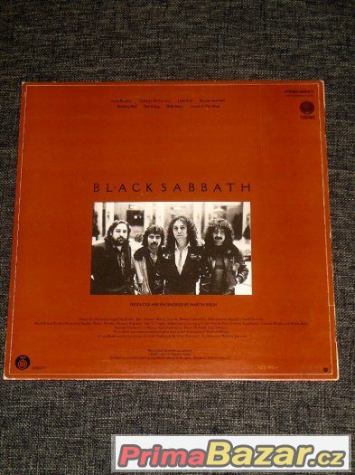 Prodám LP Black Sabbath ‎– Heaven And Hell (1980)