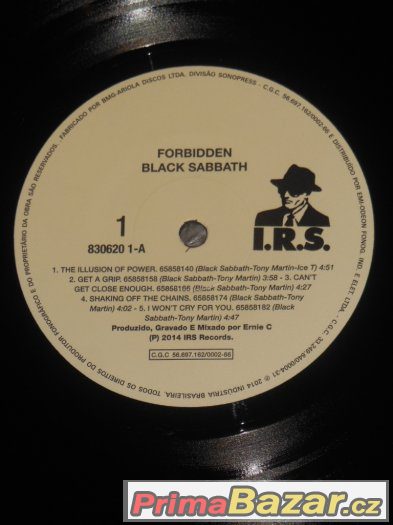 Prodám LP Black Sabbath ‎– Forbidden