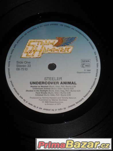 Prodám LP Steeler ‎– Undercover Animal (1988)