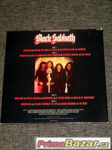 Prodám 2LP Black Sabbath ‎– The Collection (1985)