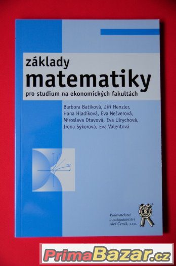 Základy matematiky pro studium na ekonomických fakultách