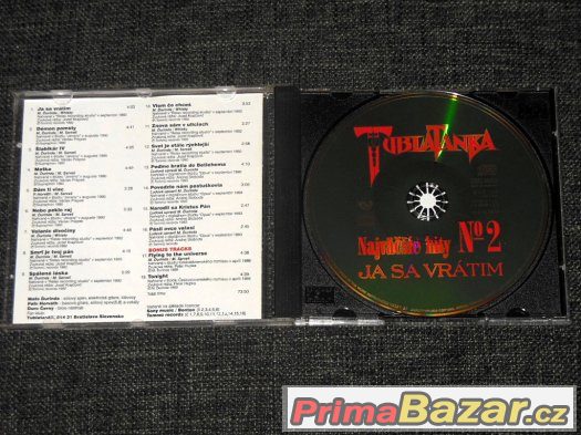 Prodám CD Tublatanka ‎– Ja Sa Vrátim - Najväčšie Hity № 2