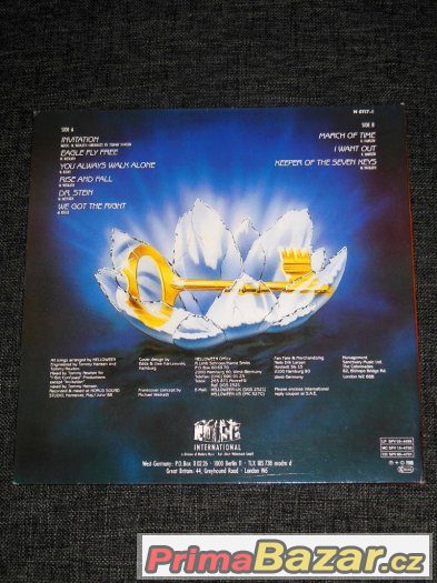 Prodám LP Helloween ‎– Keeper Of The Seven Keys Part II