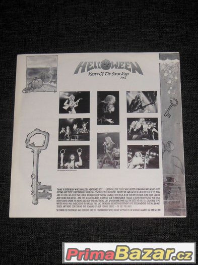 Prodám LP Helloween ‎– Keeper Of The Seven Keys Part II